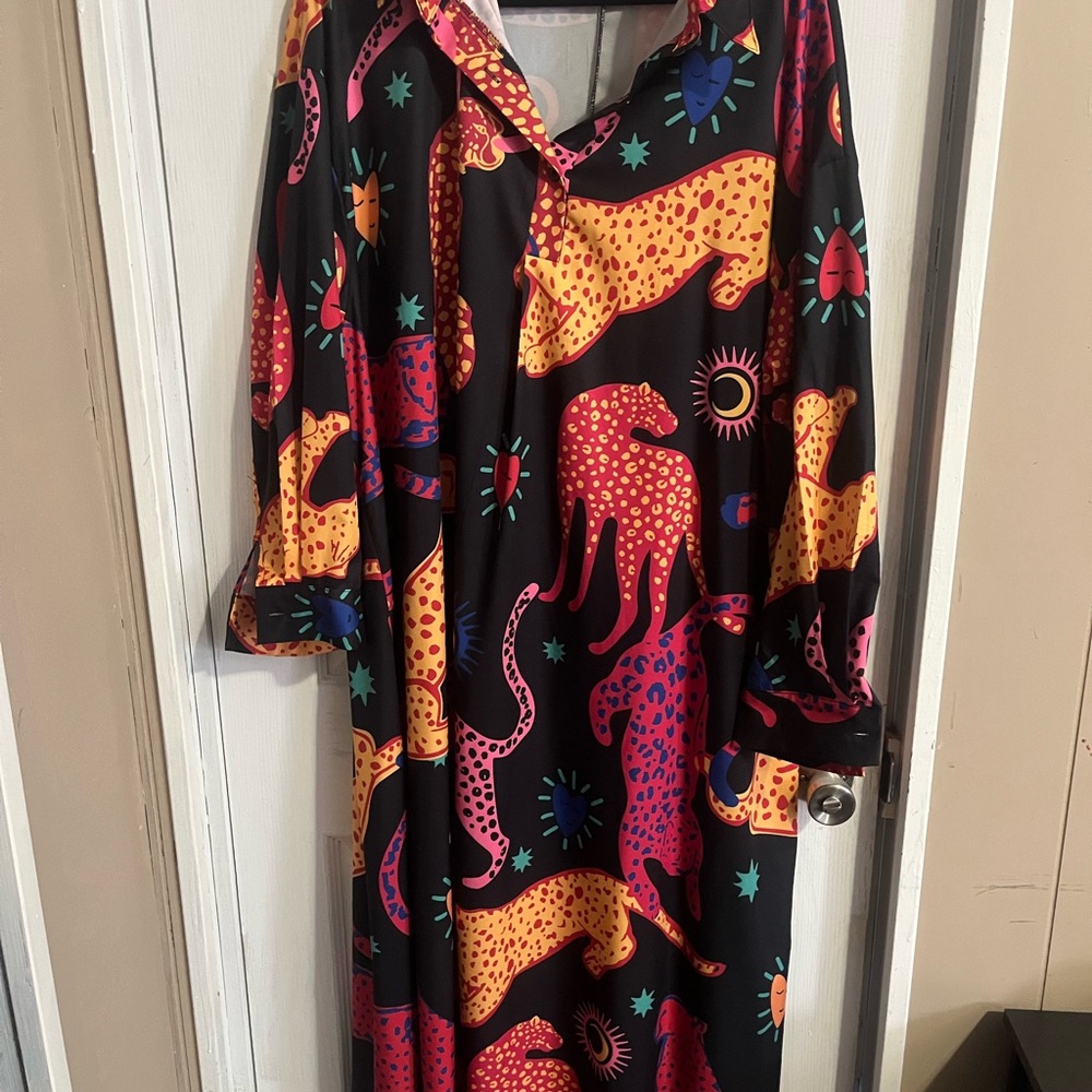 SHEIN Multicolor Animal Print Dress